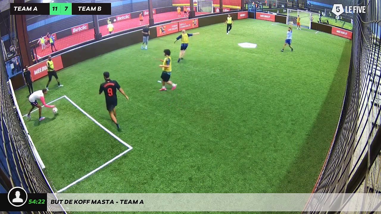 But de Koff Masta - Team A