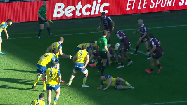 TOP 14 - Essai de Joris JURAND (ASM) - ASM Clermont - Union Bordeaux-Bègles