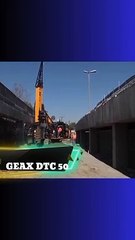 Geax DTC50 in Bored Pile mode at work old footage
