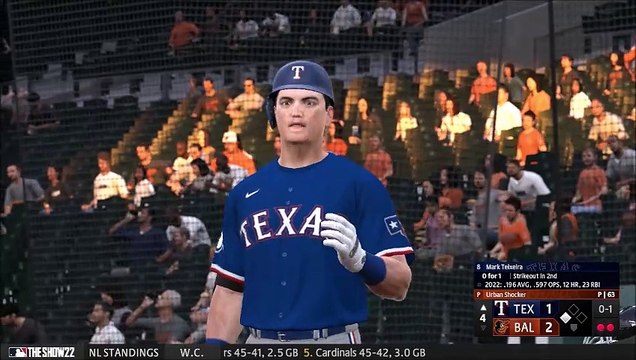 HOFBL Season 2: (7/6) Ken Williams, Frank Robinson wake O's Struggling offence (Rangers @ Orioles)