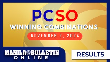 Lotto Draw Results, November 2, 2024 | Grand Lotto 6/55, Lotto 6/42, 6D, 3D, 2D