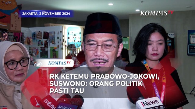 Ridwan Kamil Ketemu Prabowo-Jokowi di Pilkada Jakarta, Suswono: Orang Politik Pasti Tau