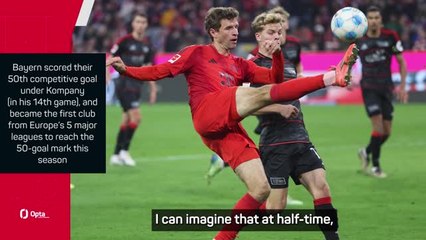 Kompany full of praise for Union despite 3-0 Bayern win