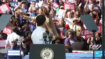 A tres días de las elecciones, Harris hace campaña en Atlanta y Trump en Carolina del Norte