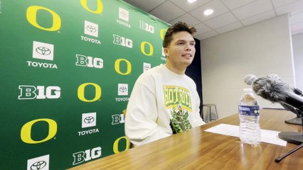 Dillon Gabriel Assesses Oregon Ducks Performance After Win Over Michigan