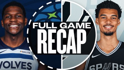 Game Recap: Spurs 113, Timberwolves 103