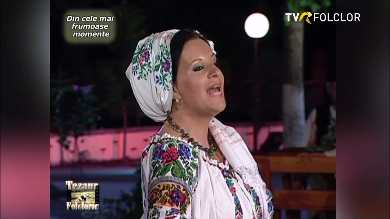 Elena Mandrescu - Sarba cu naframa (Tezaur folcloric - arhiva TVR)