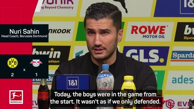 'I believe in this team' - Sahin after Dortmund win over RB Leipzig