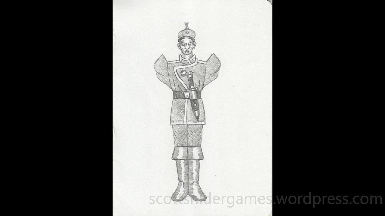 Soldier Pencil Sketch Video #492 (11-03-2024)