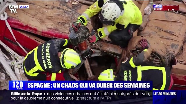 Crues meurtrières en Espagne : Les choses sont très loin d'être rentrées dans l'ordre et la pagaille pourrait durer pendant des semaines