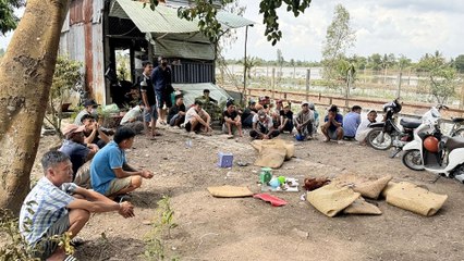 Triệt phá sới bạc nằm sâu trong cánh đồng