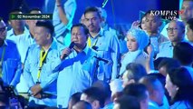 Momen Prabowo Joget saat Putri Ariani Nyanyi di Acara Gerakan Solidaritas Nasional