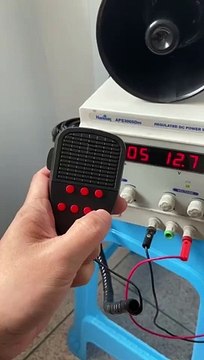 12V 50W 120dB Air Siren Horn Warning Alarm Megaphone for Car Truck MIC Speaker