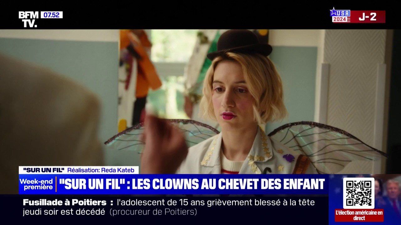 Dans "Sur un fil", plongez dans l'univers des clowns d'hôpital, au chevet des enfants malades