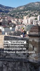 Les « cordistes » de Monaco à l’œuvre pour préserver le palais princier