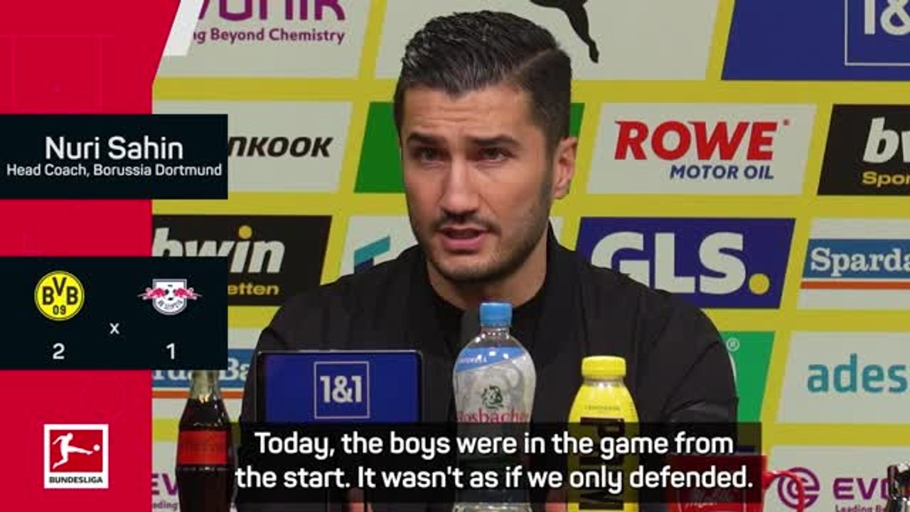 'I believe in this team' - Sahin after Dortmund win over RB Leipzig