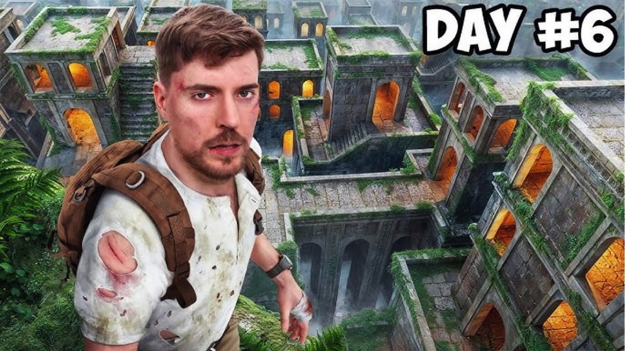 MrBeast 7 Days Exploring An Underground City