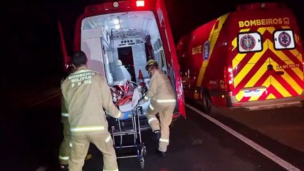 Jovem é ejetada após Celta capotar várias vezes e deixar duas vítimas na BR-163