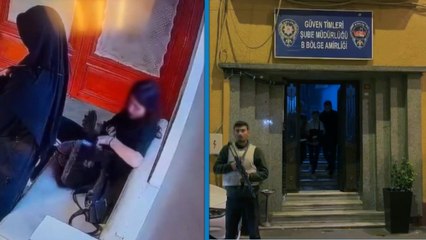 İstanbul Beyoğlu'nda hırsız, namaz kılan kadının cüzdanını çaldı; o anlar kamerada