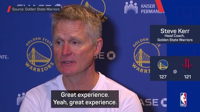 Warriors' OT win without Curry 'a great experience' - Kerr