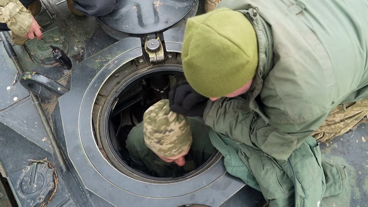 Ukraine: Deutscher Leopard-Kampfpanzer begeistert Soldaten