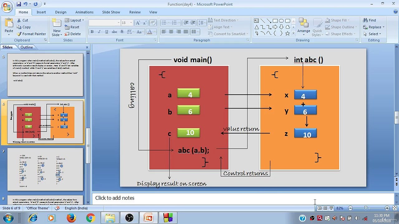 Learn Programming Technique C to Master Skills - Second Program of Function ( Return Val) - I
