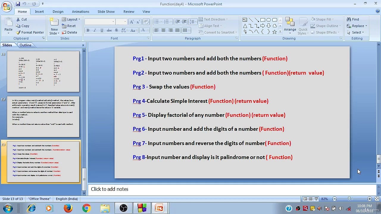 Learn Programming Technique C to Master Skills - Seventh Program of Function - II