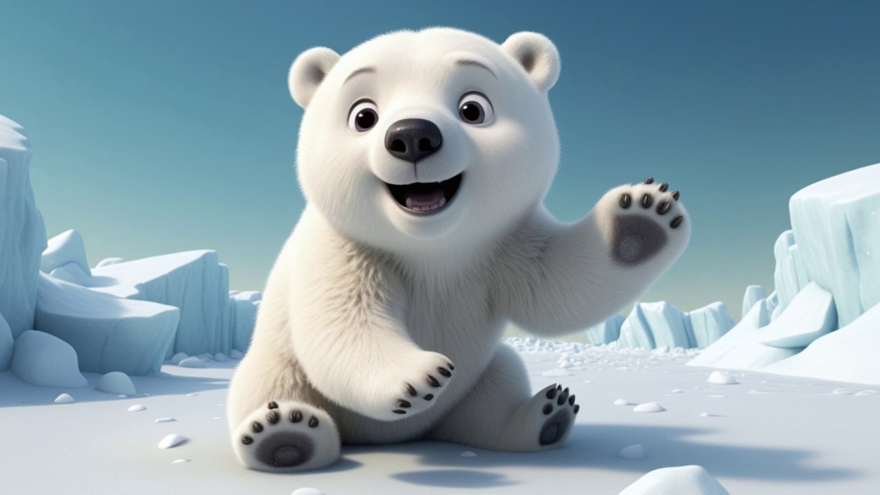 Kutup Ayısı Çocuk Şarkısı | Sevimli Hayvan Dostlar, çocuk video şarkıları, çocuk videoları, çocuk video müzikleri, çocuk video şarkıları