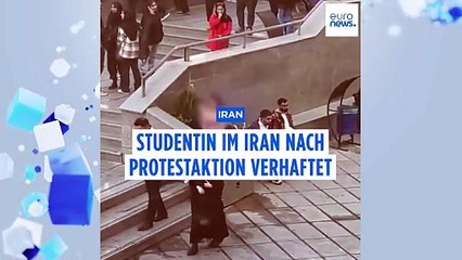 Wegen Kopftuch gerügt: Iranische Studentin demonstriert in Unterwäsche