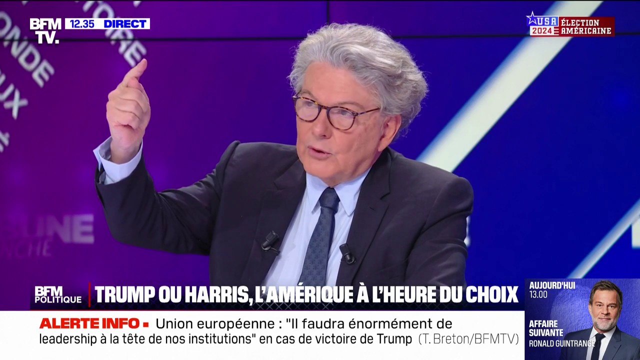 Thierry Breton: Kamala Harris "était censée régler" le problème de l'immigration illégale pendant sa vice-présidence et part avec "un petit handicap"