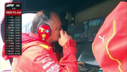 La salida de pista de Carlos Sainz en Brasil