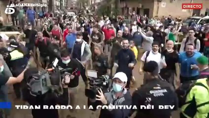 Máxima hostilidad para recibir a Sánchez, al Rey y a Mazón en Paiporta