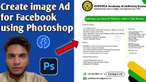 How to create image Ad for facebook using Photoshop guided with steps