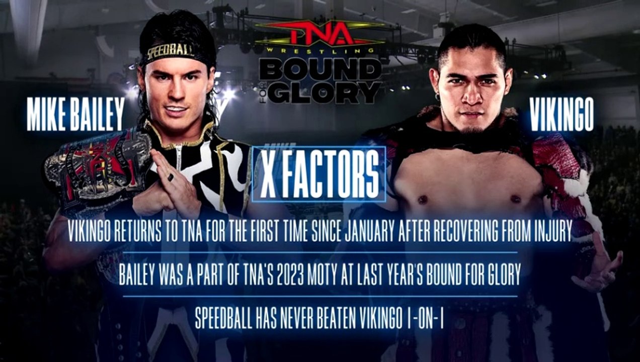 El Hijo Del Vikingo Vs Mike Bailey ( For Tna X-Division Championship At Bound For Glory 2024 )