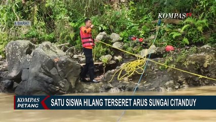 Pencarian Siswa Madrasah yang Hilang Terseret Arus Sungai Citanduy saat Ikuti Kegiatan Sekolah