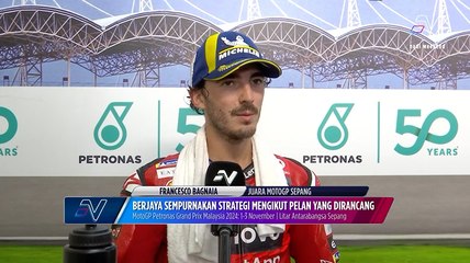 Bagnaia bangkit perkemas tunggangan selepas kemalangan!