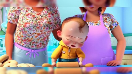 Little Cheese Bread with help from Mom and Aunt | Baby Song | Nursery Rhymes for Kids