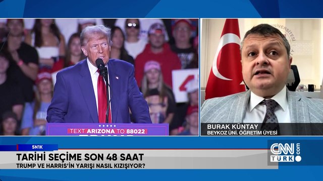 Trump ve Harris'in yarışı nasıl kızışıyor? ABD seçimleri Türkiye'yi nasıl etkiler? İspanya'daki sel felaketinin sebepleri neler? 5N1K'da konuşuldu