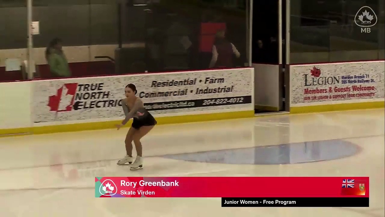 Jr. Women Free Program - 2025 Jr/Sr Sectionals + Fall Open - Skate MB