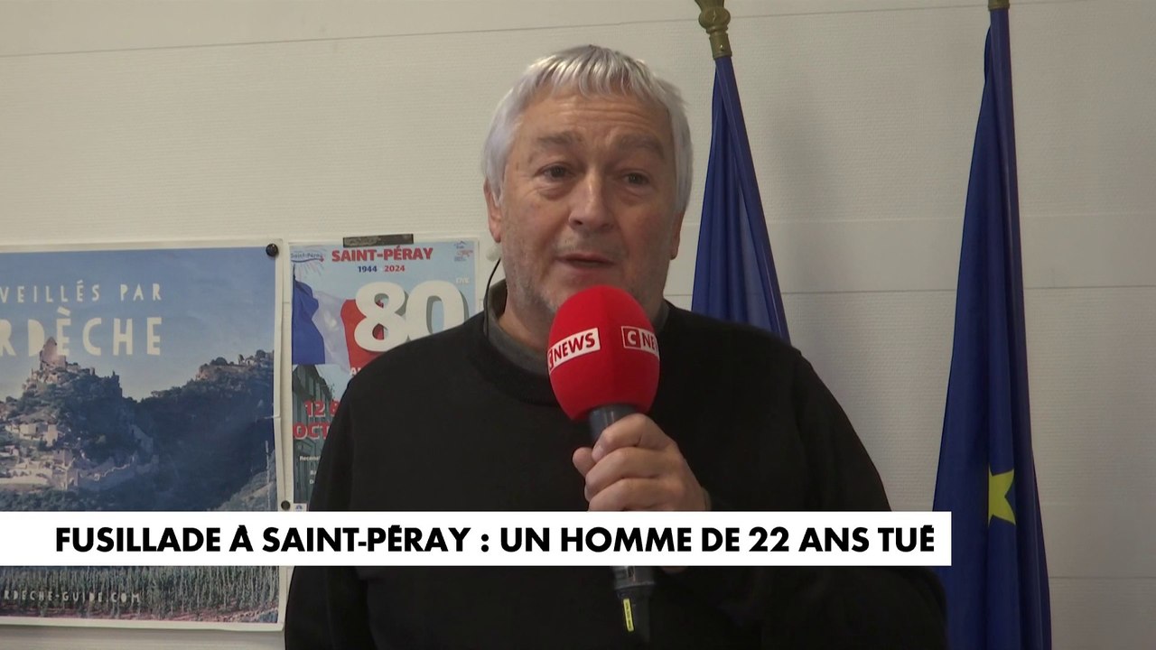 Jacques Dubay, maire de Saint-Péray : «Un jeune a perdu la vie, (...) c'est terrible»