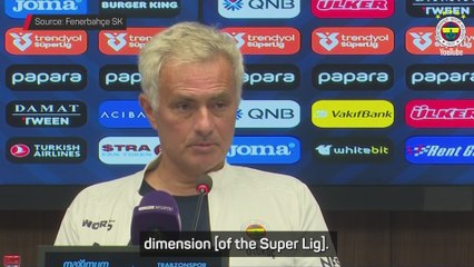 Mourinho rants against the referee after Fenerbahce win