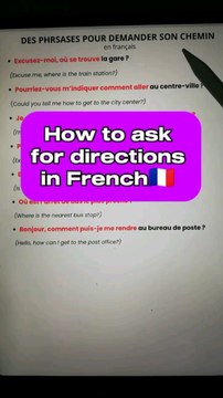 How to ask for directions in French| Learn and speak french with Alain and Moh