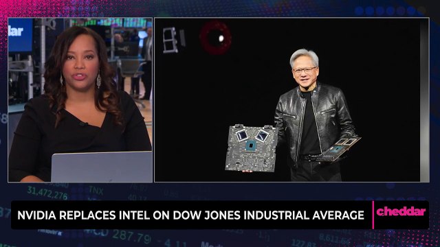Nvidia Replaces Intel on Dow Jones Industrial Average