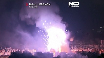 Explosionen am Nachthimmel: Israel greift den Libanon an