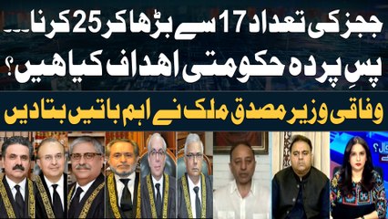 PMLN Leader Musadik Malik reacts to Increase SC judges from 17 to 25