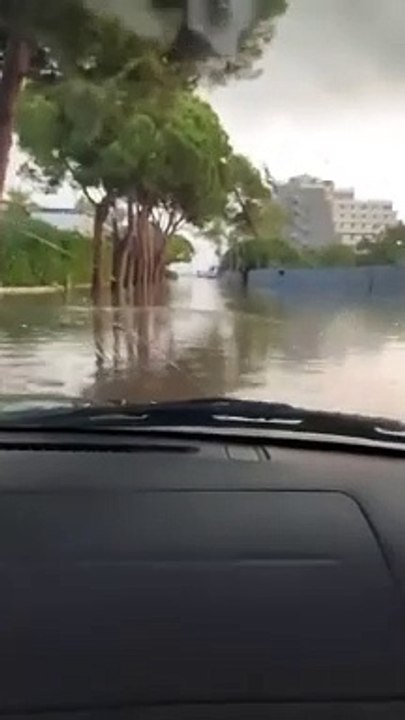 Inundación en Sitges por la DANA
