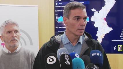 Sánchez, tras los incidentes en Paiporta: "No nos vamos a desviar"