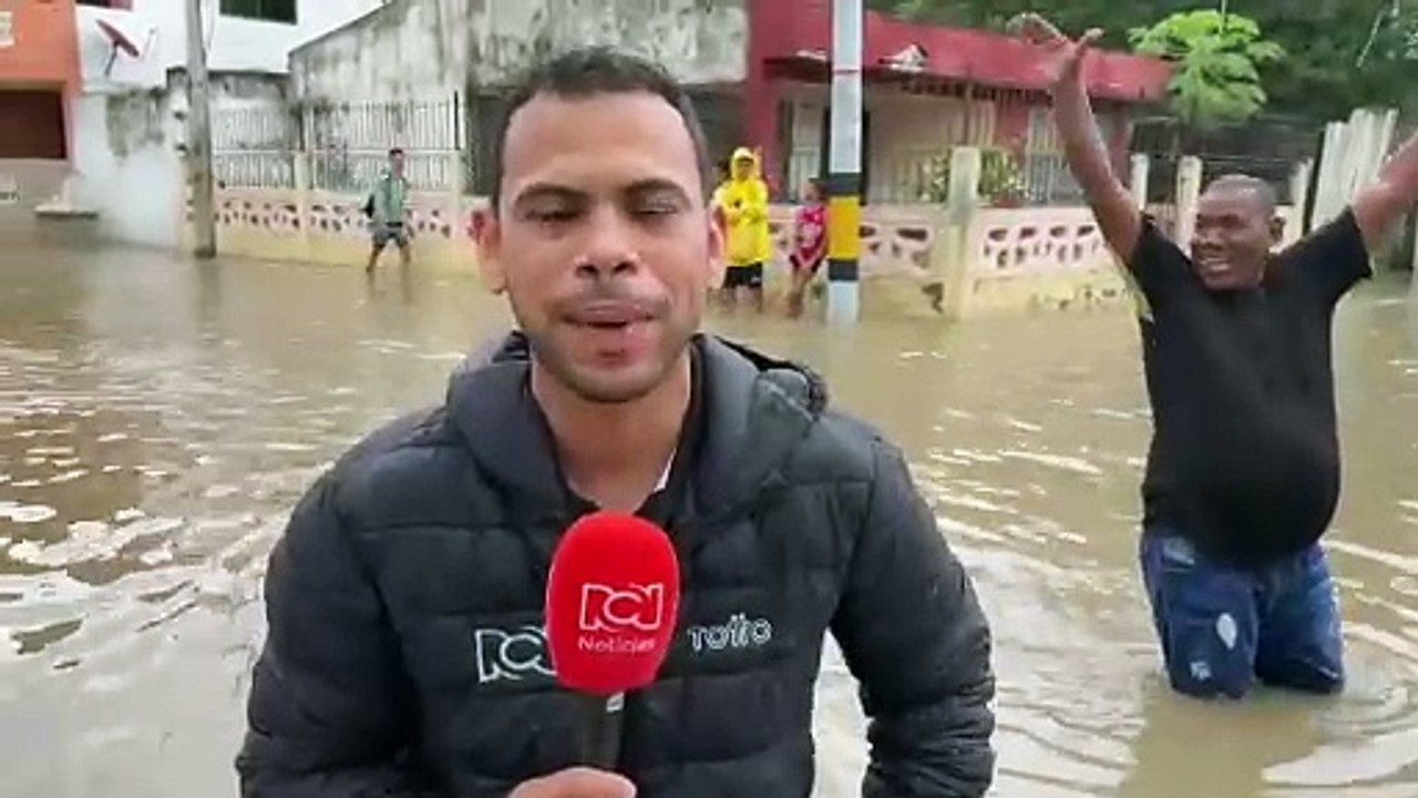 Barrios inundados en Cartagena y miles de familias afectadas por lluvias