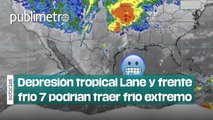 Depresión tropical Lane y frente frío 7 podrían traer nieve y frío extremo a México