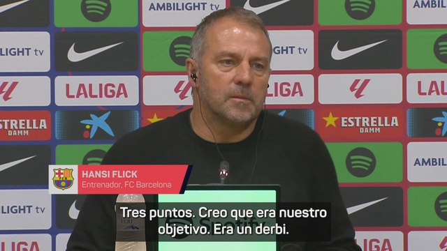 Flick: Hoy está bien porque ganamos, pero para el miércoles necesitamos otro nivel